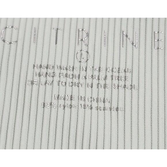 NWT Citrine Raglan Large Seafoam Green Ribbed Bikini Bottom‎ - Picture 6 of 6